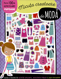 Micuta creatoare de moda. Peste 100 de autocolante pufoase